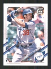 2021 Topps Update #US11 DJ Peters Los Angeles Dodgers 43344