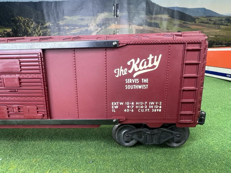 LIONEL POSTWAR 6464-350 M-K-T BOXCAR FROM 1956~The Katy C-7 EXCELLENT CONDITION - Image 3 of 4