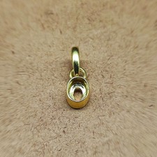 925 Sterling Silver Round 10x10mm Bezel Cup Pendant Blank Cabochon Setting