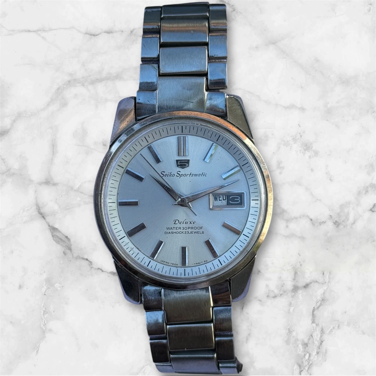 Deluxe Seiko Sportsmatic - 0 1 Diashock Jewels Vintage