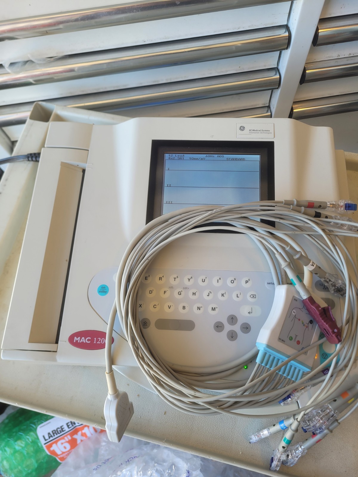 Ge Mac 1200 Ekg/Ecg Machine