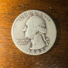 Uncirculated 1943-D Denver Mint Silver Washington Quarter — photo 2