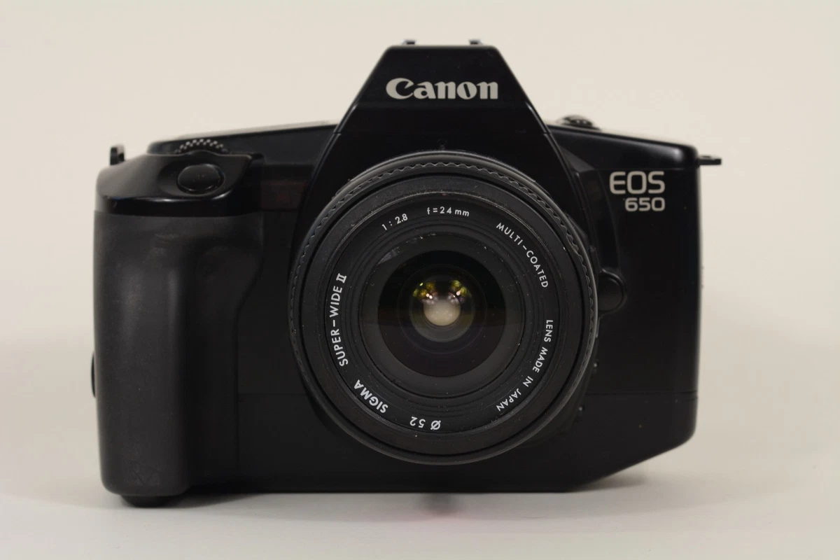 【完動品】Canon EOS 650+SIGMA 70-210mm R8SA23 Canon EOS 650 35mm Digital Film Camera W/ 50m, +70-210mm Zoom Lens