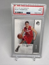 2011 SP Authentic Klay Thompson PSA 9