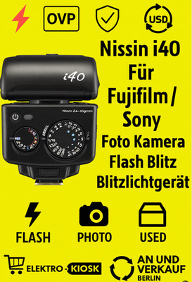   Nissin i40 Für Fujifilm / Sony Foto Kamera  Flash Blitz Blitzlichtgerät   OVP