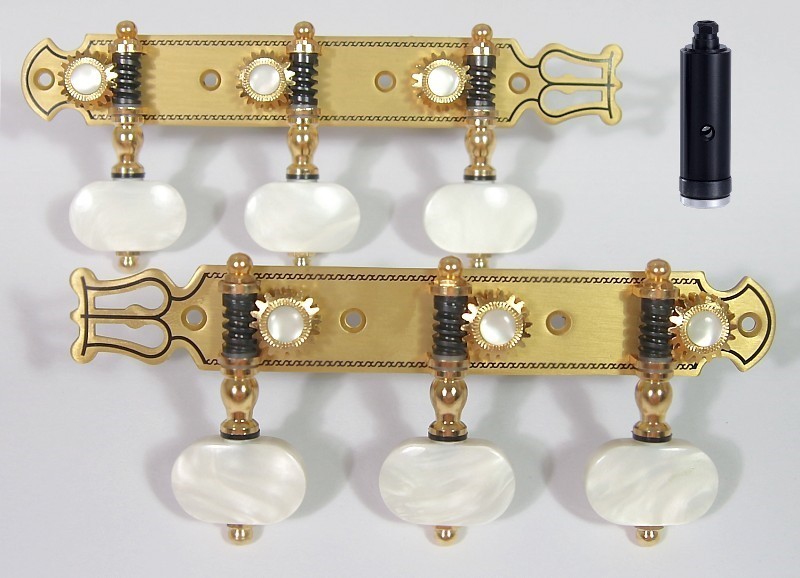 Accordatore accordatore chitarra classica placcato oro peg head albero free-fricion 102G-AW S4
