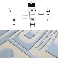 Innenraum Dekor Cockpit FüR Vw Caddy 2010-2015 Aluminium Optik 18Tlg