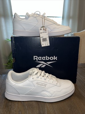 Reebok Court Advance Tennis Shoes Unisex Size 10 White Ortholite GZ9620 NWB 