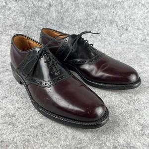 Allen Edmonds Shelton Two Tone Saddle‎ Oxford Brown Dress Shoe men SZ 14B EUC Allen Edmonds Shelton | eBay main image 4