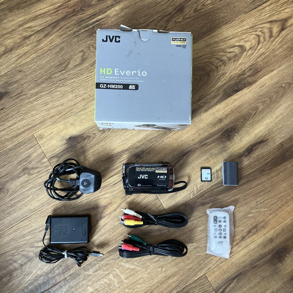 Vintage JVC Everio Compact Digital Camcorder Retro Camera Dual SD HD 20x Zoom - Image 3 of 4