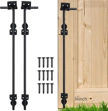  Sets Cane Bolt Fence Gate Drop Rod Ground Gate Hardware Latch Stopper Door Drop
