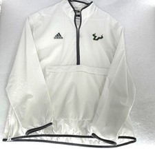 adidas USF South Florida Bulls Sideline Quarter-Zip Anorak Jacket Size XL NWT