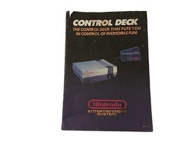 &iexcl;&iexcl;&iexcl;SOLO FOLLETO!!! Nintendo NES 1988 Control Deck System Consola Manual de instrucciones