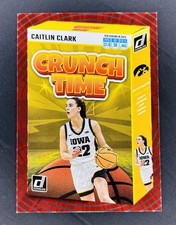 Caitlin Clark 2024 Donruss Basketball Panini CC Crunch Time Red Foil #SS-CT2