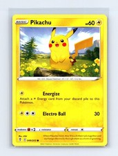 Carta Pokemon Cieli Evoluti Comuni Pikachu 049/203 leggermente giocata
