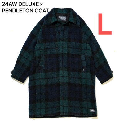 DELUXE x PENDLETON BLACK x GREEN Coat | eBay DELUXE x PENDLETON BLACK x GREEN Coat | eBay