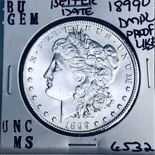 1899 O BU GEM MORGAN SILVER DOLLAR UNC MS+++ U.S. MINT RARE COIN 6532