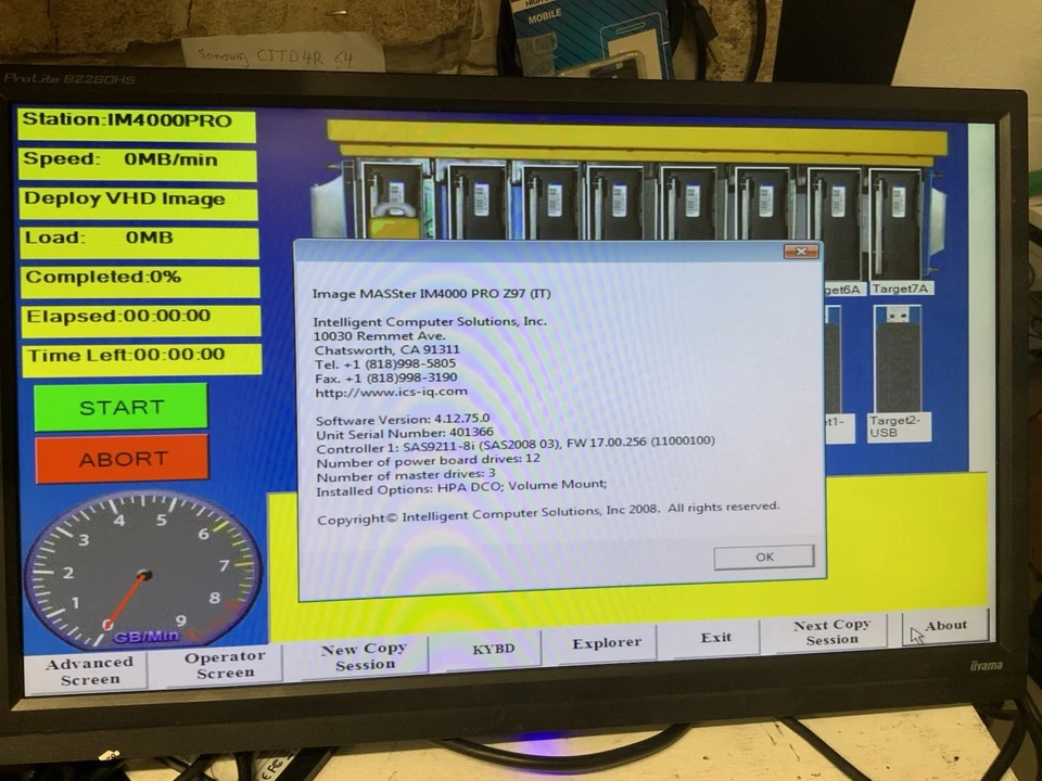 Image Masster IM4000 PRO X2 2.5 Sata Drive Duplicator i7 4th Gen Processor - Image 4 of 4