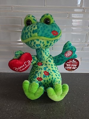 Dan Dee Prince Charming Singing Dancing Frog Plush 11'' Stuffed Animal Works Tags