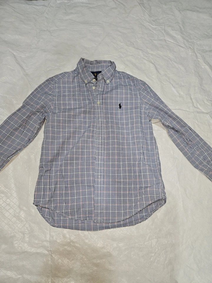 Polo Ralph Lauren Lot of 3. Size M ( 10-12 ) Boys. Sweater, Polo, Dress Shirt - Image 3 of 4