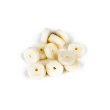 NEW Fender Strap Button Felt Washers - White - 12-Pack