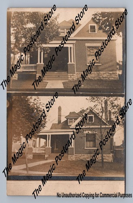 #ad Brick House Multiview LEXINGTON Kentucky RPPC Antique Real Photo Postcard 1910 $19.99