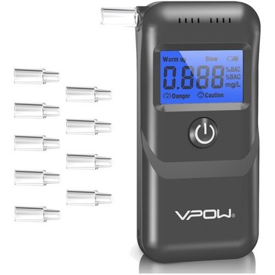 Alkoholtester digital Atemalkoholtester tragbar LCD Messgerät