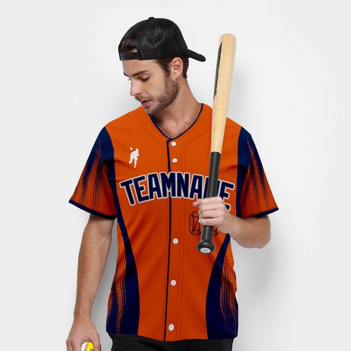 Houston City Dot Custom Jerseys Baseball For Man Personalized Sports Gift - Picture 2 of 6