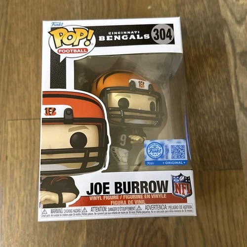 Funko POP! NFL Joe Burrow 304 Dicks Ex Black Jersey Cincinnati Bengal +Protector