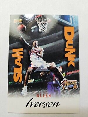 1997-1998 Upper Deck Nestle Slam Dunk Allen Iverson 76ers Card #30 