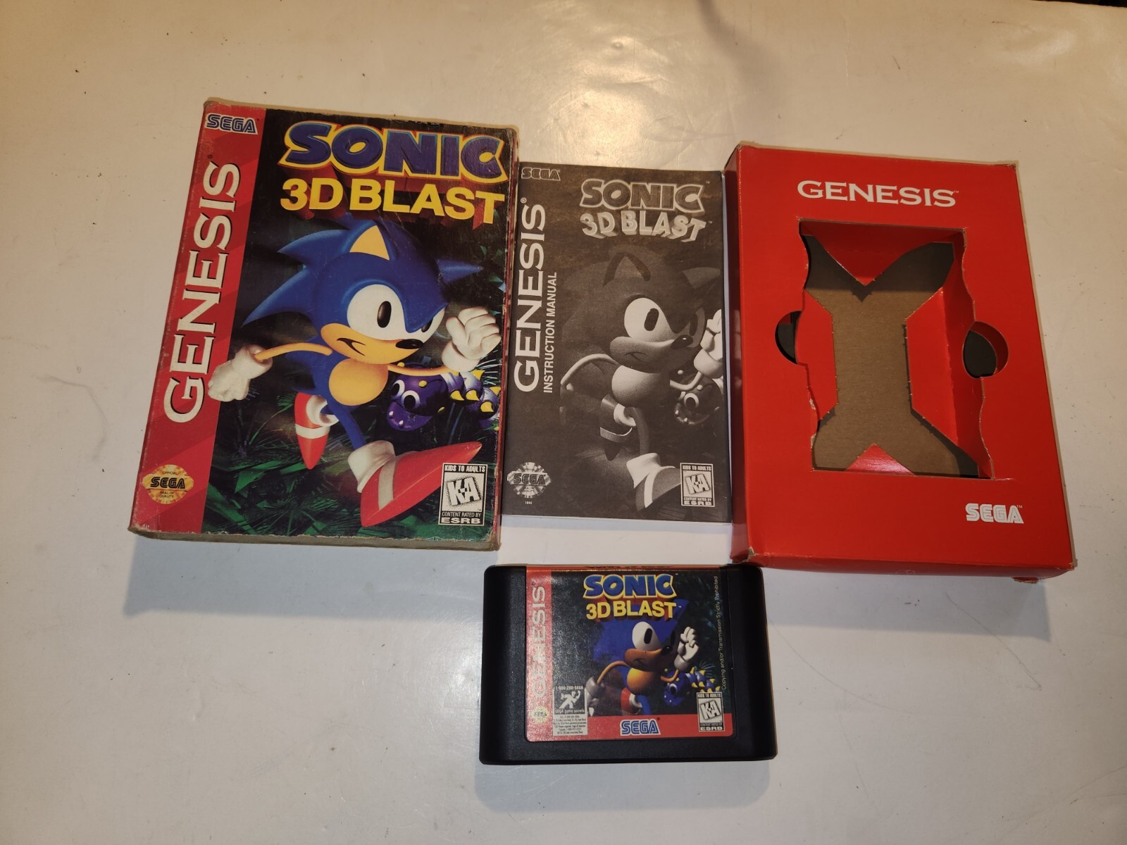 Jogo Sonic 3D Blast - Mega Drive - Sebo dos Games - 10 anos!