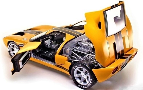 Ford GT40 Race Car 1:18 Le Mans Racing Custom Built Model 12 Concept 24 Classic  - Picture 1 of 12