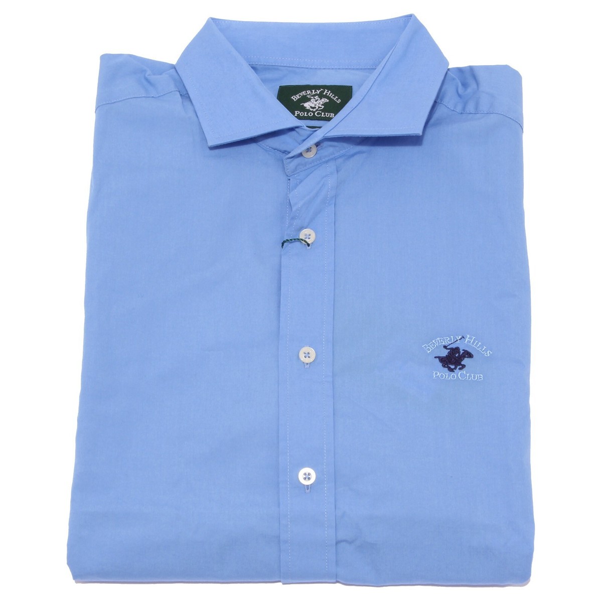 beverly hills polo club slim fit dress shirts Beverly Hills Polo Club Men's Short Sleeve Button Up Shirt Medium Cotton