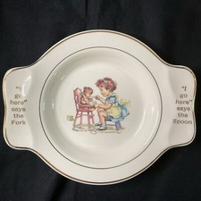   My Own Plate  Children  s Plate,Vtg,Holmes  Edwards, By Homer Laughlin China Co