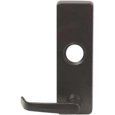 ECL Series Black Grade 1 Exit Trim, Entrance Function, ADA Lever, Less Cylinder 