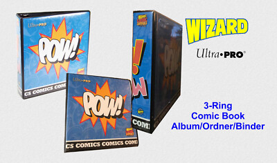Ultra-Pro - Wizard Comic Supplies - 3 Ring Comic Book Ordner Album Binder - NEU