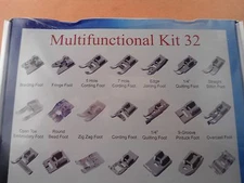 32 Low Shank Sewing Machine Presser Foot Feet Babylock Brother Bernette Janome