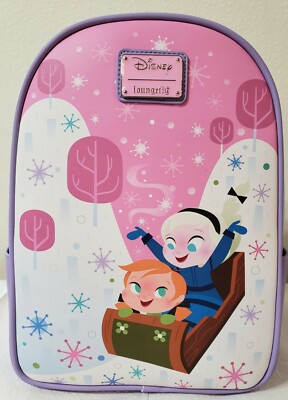 New Loungefly Disney Frozen Elsa and Anna Winter Sled Mini  display picture 1