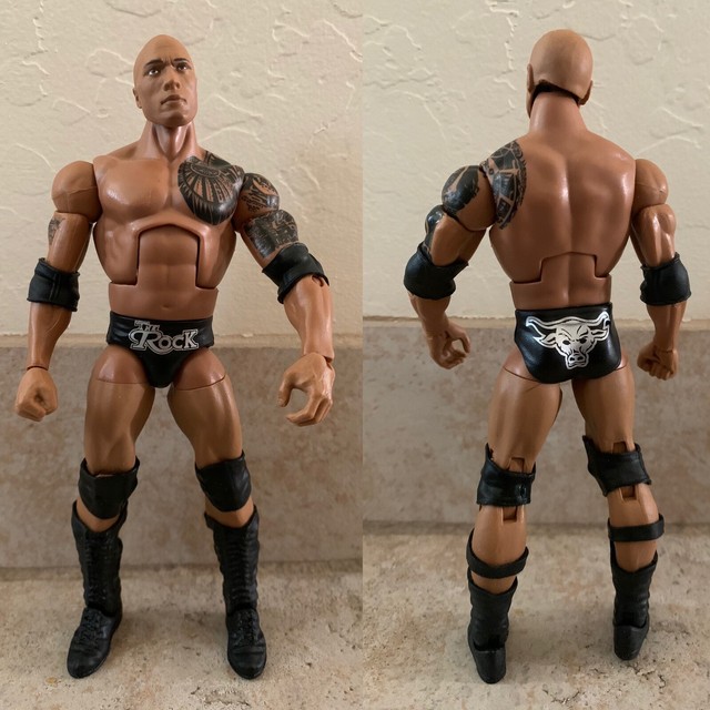 the rock wrestling figure