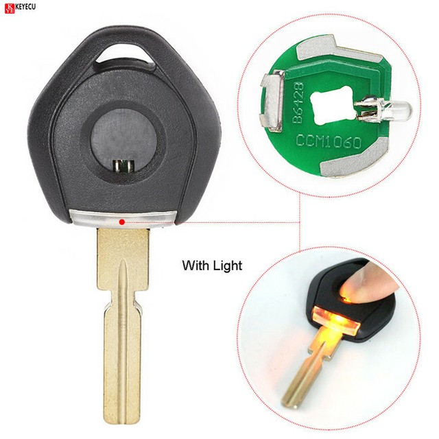 Transponder Chip Ignition Key Fob for BMW E34 E36 3 5 7 Series 1996