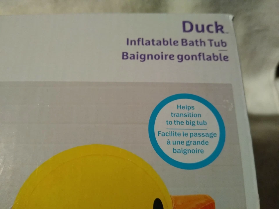 Bañera inflable - Bañera de seguridad de temperatura - Munchkin - En forma de pato - 6-24 MOS - NUEVO Foto 2 de 4