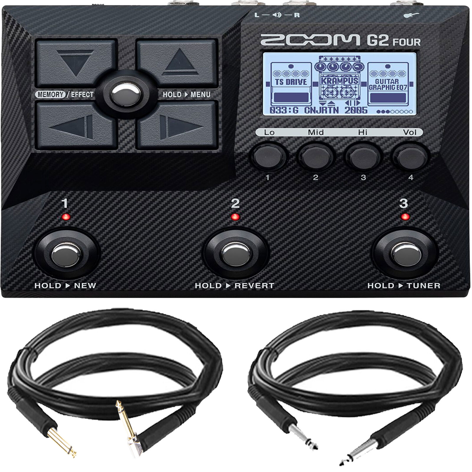 Zoom G2 Four Multi-Effect Guitar Pedal with Cable Essential Kit | eBay