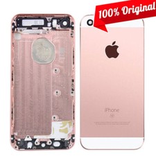 100 Original OEM Apple iPhone SE Rose Gold Back Cover Mid Frame Housing only