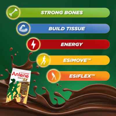Lait En Poudre Anlene Gold 5X Pour Adultes 45+ - 1 Kg - Os Plus Forts - Neuf Scellé