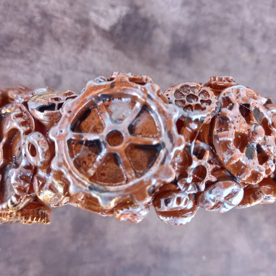 Pulsera Rígida Steampunk Rock Punk Joyería Mujer Tachuelas Accesorios Marca de Moda Foto 3 de 4