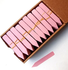 Pink Plastic Plant Stakes  Labels  Nursery Tags  Made in USA - 4" X 5/8"