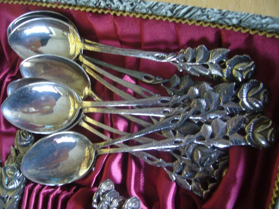 Besteck Hildesheimer Rose 34tlg. - Bild 4 von 4