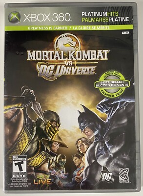 Mortal Kombat vs. DC Universe (Xbox 360, 2009) PLATINUM HITS 