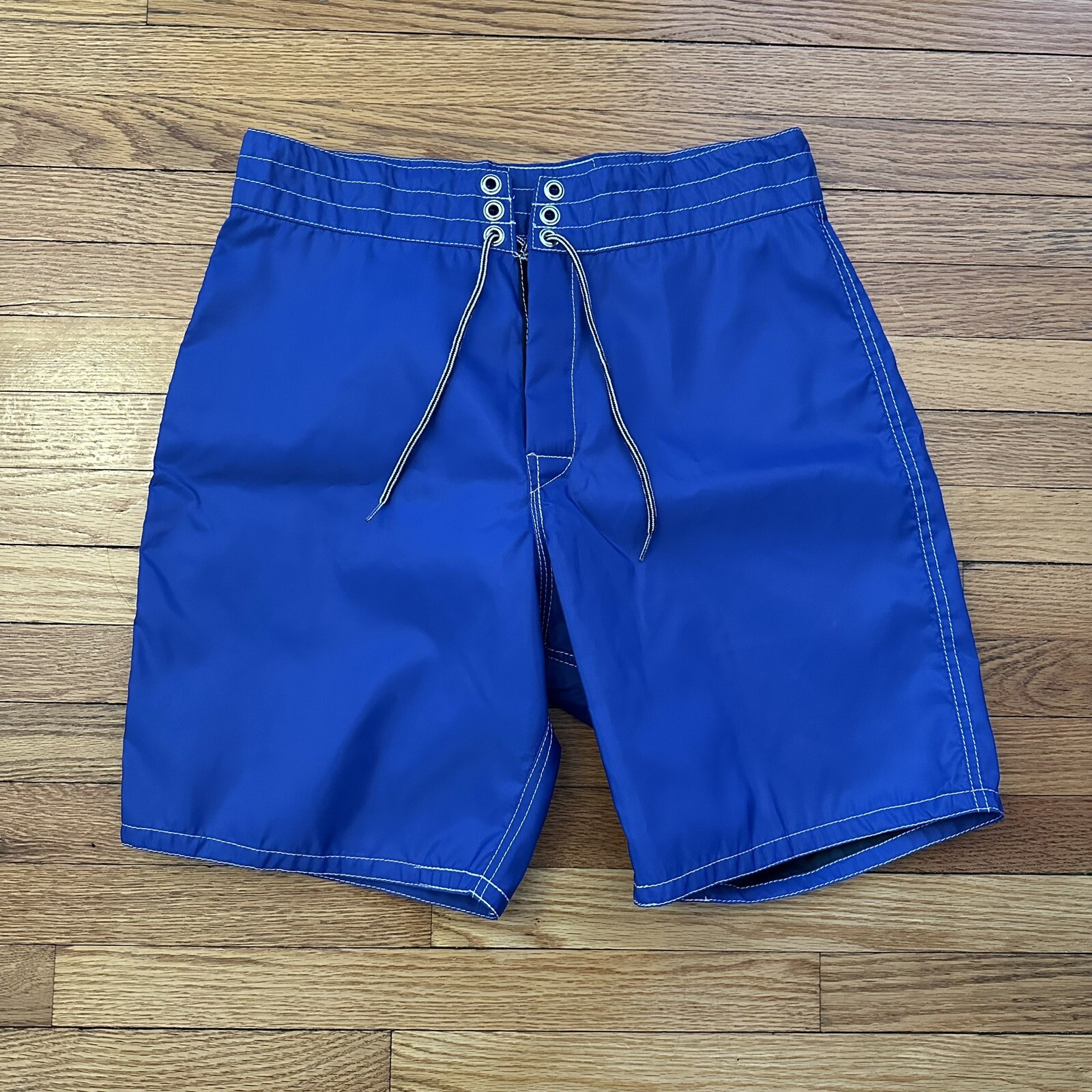 Birdwell Beach Britches 311 Blue Board Shorts Size 31 Men Made In 