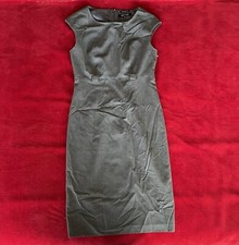 Ellen Tracy Women's Sleeveless Lined Back Zip Stretch Gray Dress Size: 4